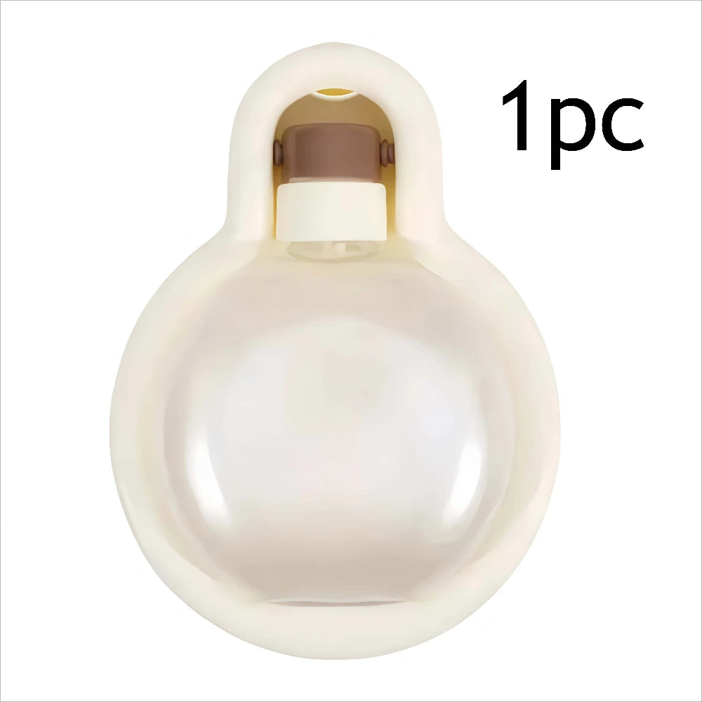 500ml Portable Pet Water Bottle with Built-in Bowl – BPA Free Pet Travel Water Bottle Babs White 1pc
