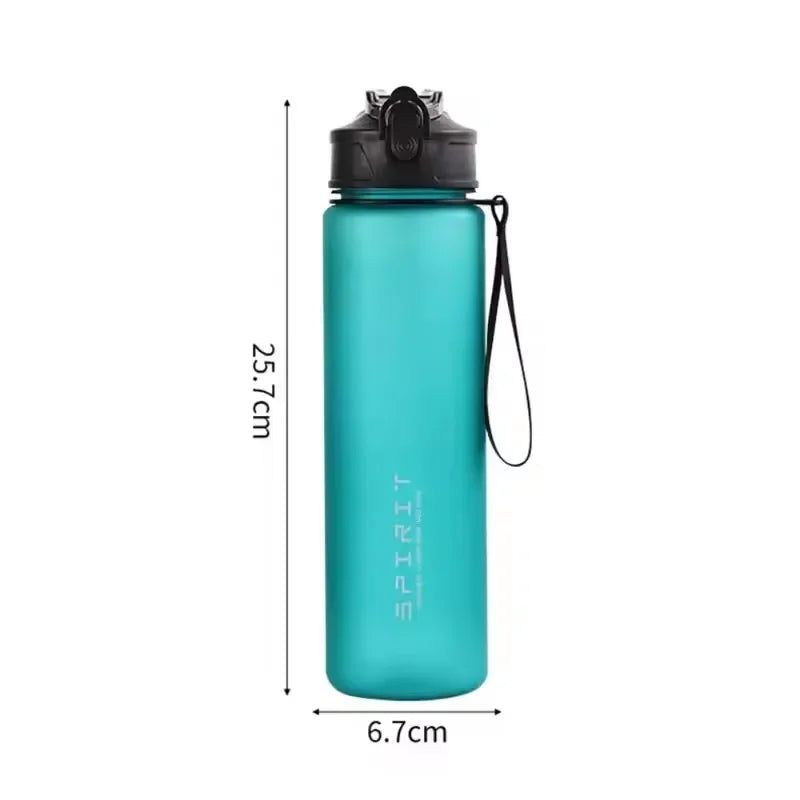 750ml Leak-Proof Sports Water Bottle with Straw & Cord Sports Water Bottle Babs