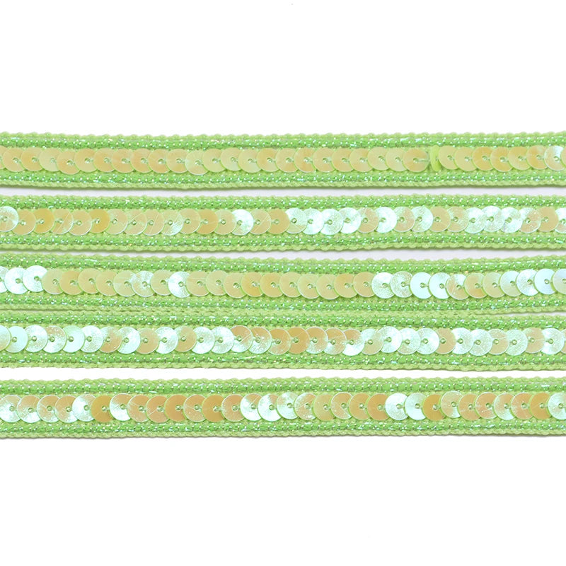 5M Sequin Ribbon Lace Trim 12mm – Bridal DIY Sewing Craft Sequin Lace Trim Babs B10 5M