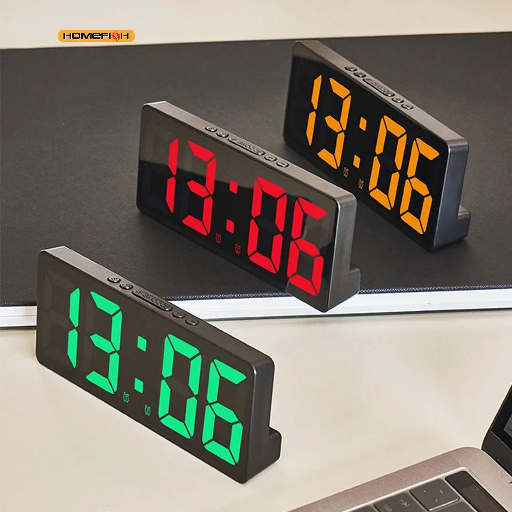 LED Alarm Clock with Nightlight, Temperature & Calendar LED Alarm Clock Babs