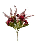 Silk Chrysanthemum Artificial Flowers – Wedding & Home Décor Artificial Silk Flowers Babs Burgundy 1 PC