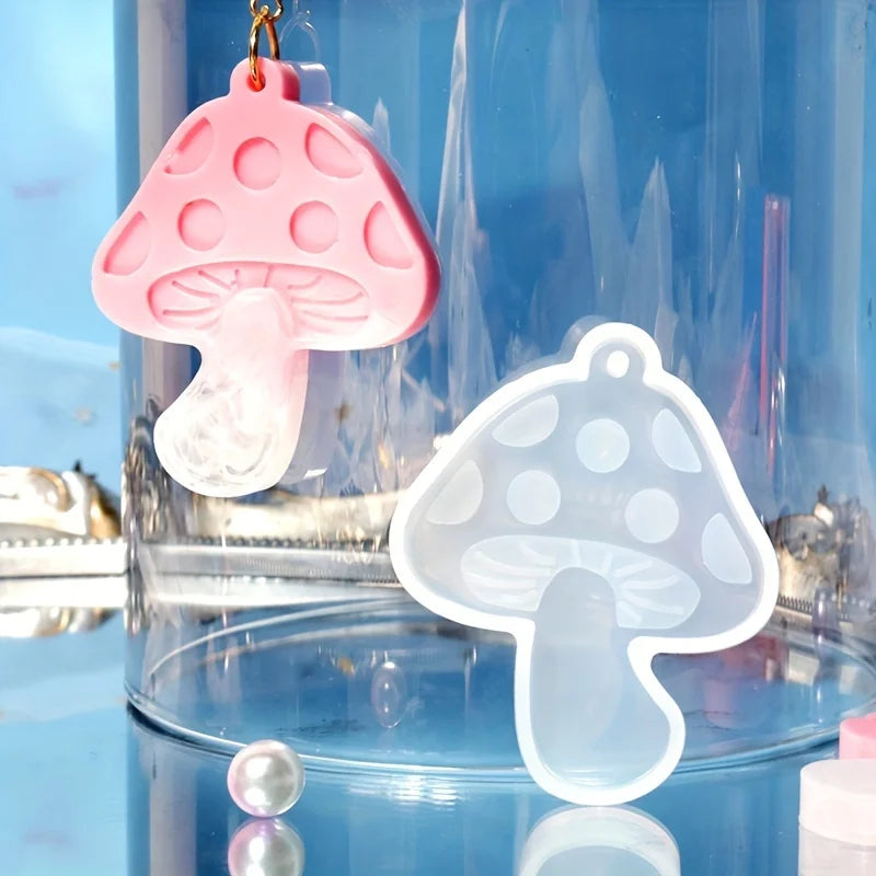 Mushroom Silicone Resin Molds for Earrings, Keychains & Pendants Silicone Resin Mold Babs