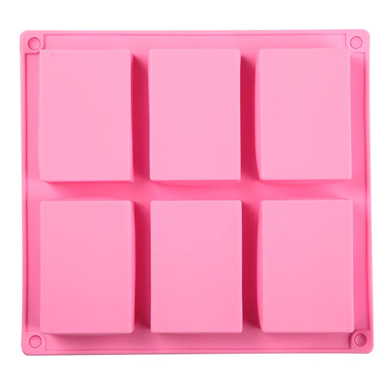 6-Cavity Floral Silicone Soap Mold – DIY Baking & Craft Silicone Craft Mold Babs