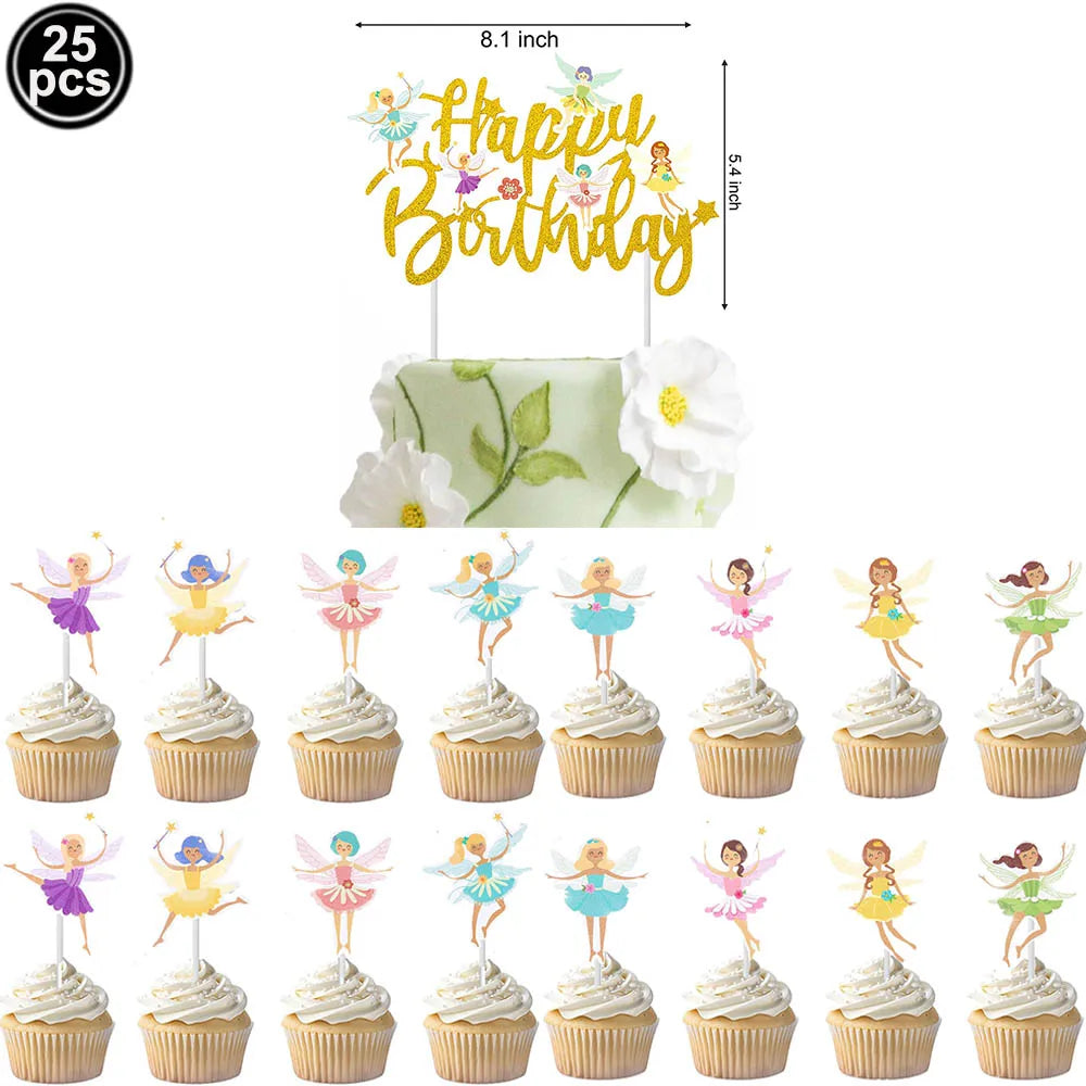 Fairy Party Supplies – Enchanted Garden Disposable Tableware Disposable Party Tableware Babs Beige