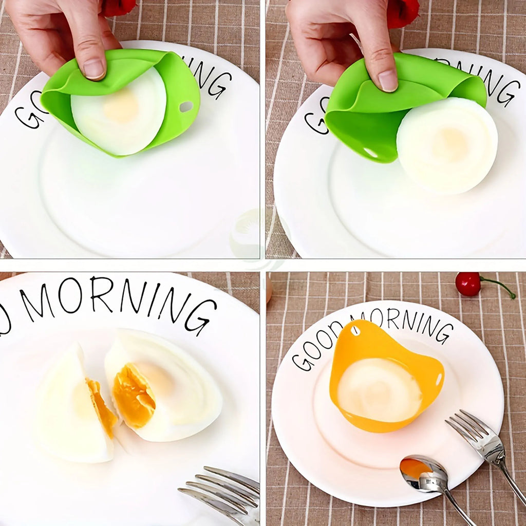 Silicone Egg Poacher Cups – Microwave, Air Fryer & Stovetop Egg Poacher Cups Babs
