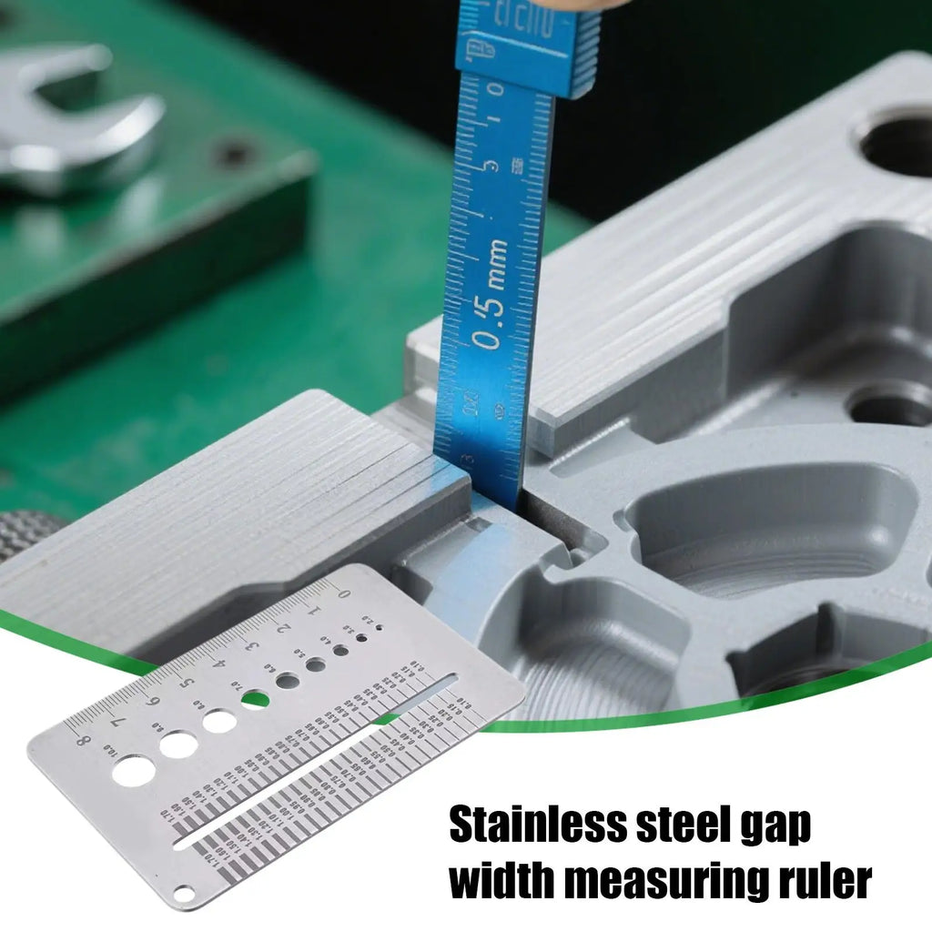 Stainless Steel Crack Width Gauge – Precision Gap Ruler Crack Width Gauge Babs