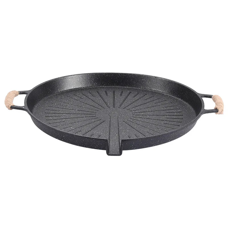 Korean Maifan Stone Nonstick Grill Pan – Induction Compatible Nonstick Grill Pan Babs