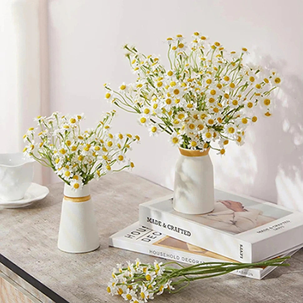 Artificial Silk Chrysanthemum Flowers – Wedding & Home Décor Artificial Flower Bouquet Babs