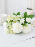 Silk Artificial Chrysanthemum Rose Bouquet | Wedding Home Decor Artificial Flower Bouquet Babs color 1 1 pc