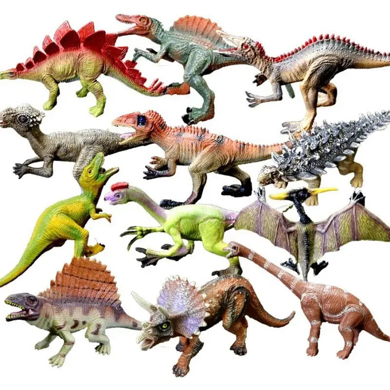 4-Piece Realistic Dinosaur Toy Set – PVC Animal Figures Dinosaur Toy Set Babs