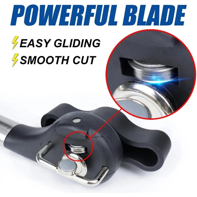 Smooth Edge Can Opener – Safe Cut Food-Grade Stainless Steel Can Opener Babs