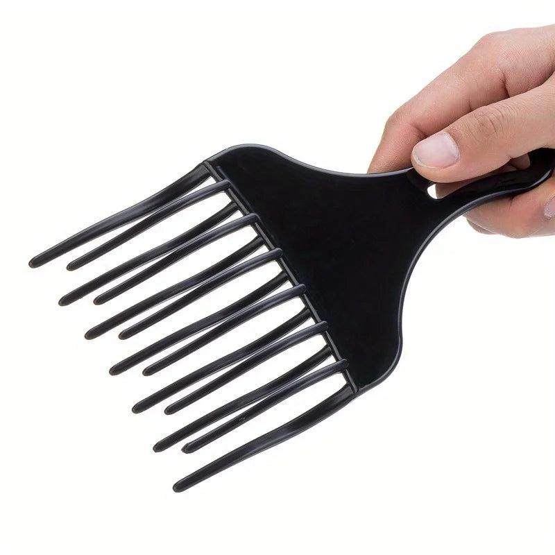 Wide Tooth Pick Comb for Curly & Afro Hair – 2pcs Set Hair Pick Comb Babs