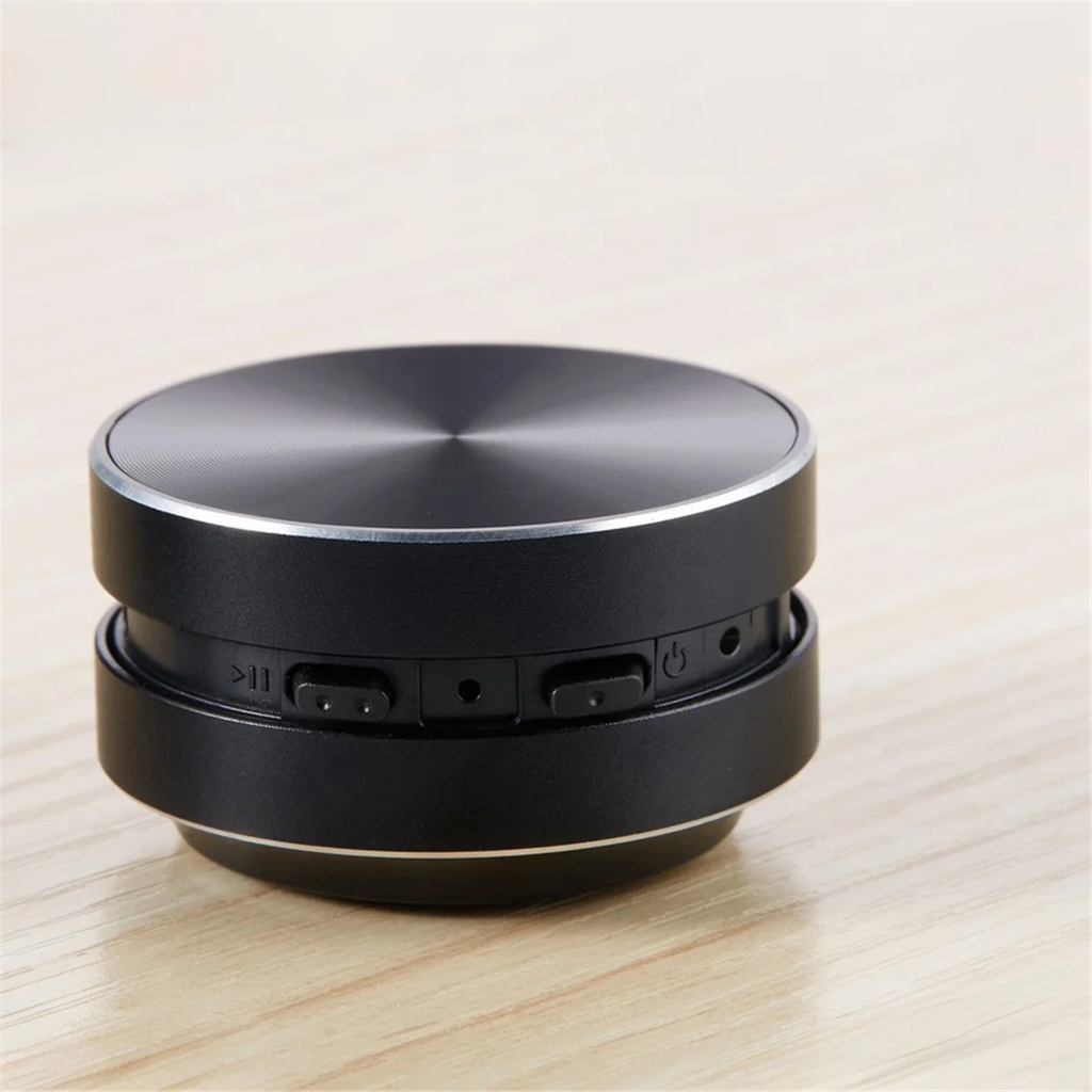Portable Bone Conduction Bluetooth Speaker – Stereo Silver Bluetooth Speaker Babs
