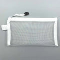 Mesh Pencil Bag Transparent Zipper Stationery Pouch for Students Mesh Pencil Pouch Babs 1PC 21X11.5CM