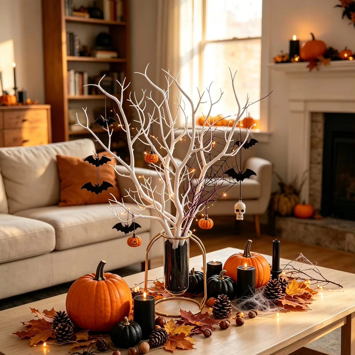 Artificial Bare Twig Branches – Fall & Halloween DIY Decor Artificial Decorative Branches Babs