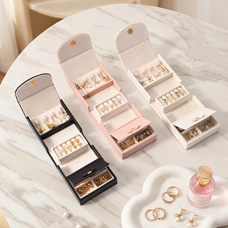Travel Jewelry Box Organizer for Women – Rings, Earrings & More Travel Jewelry Organizer Babs