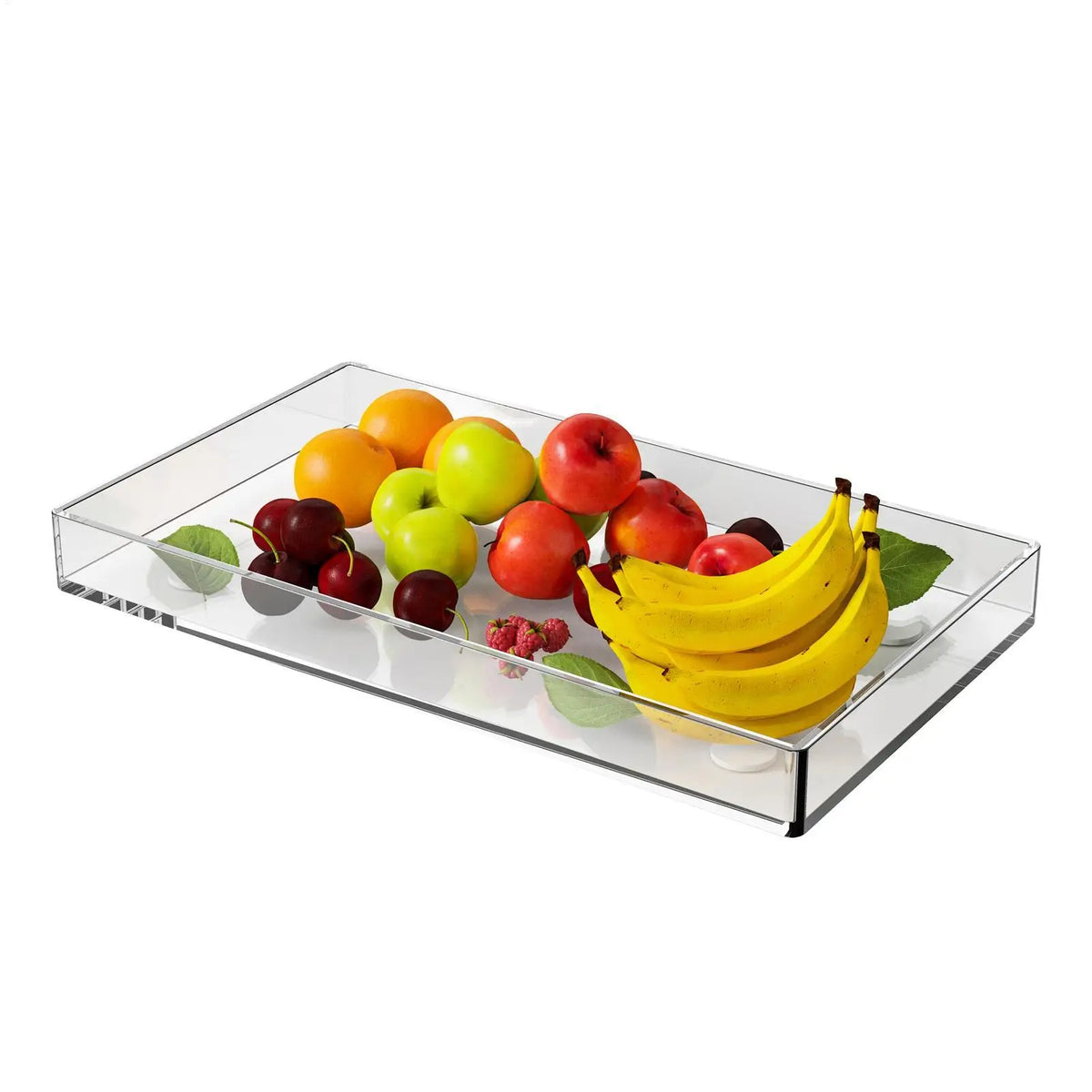 Clear Acrylic Rectangular Storage Tray – Kitchen & Home Organizer Acrylic Serving Tray Babs