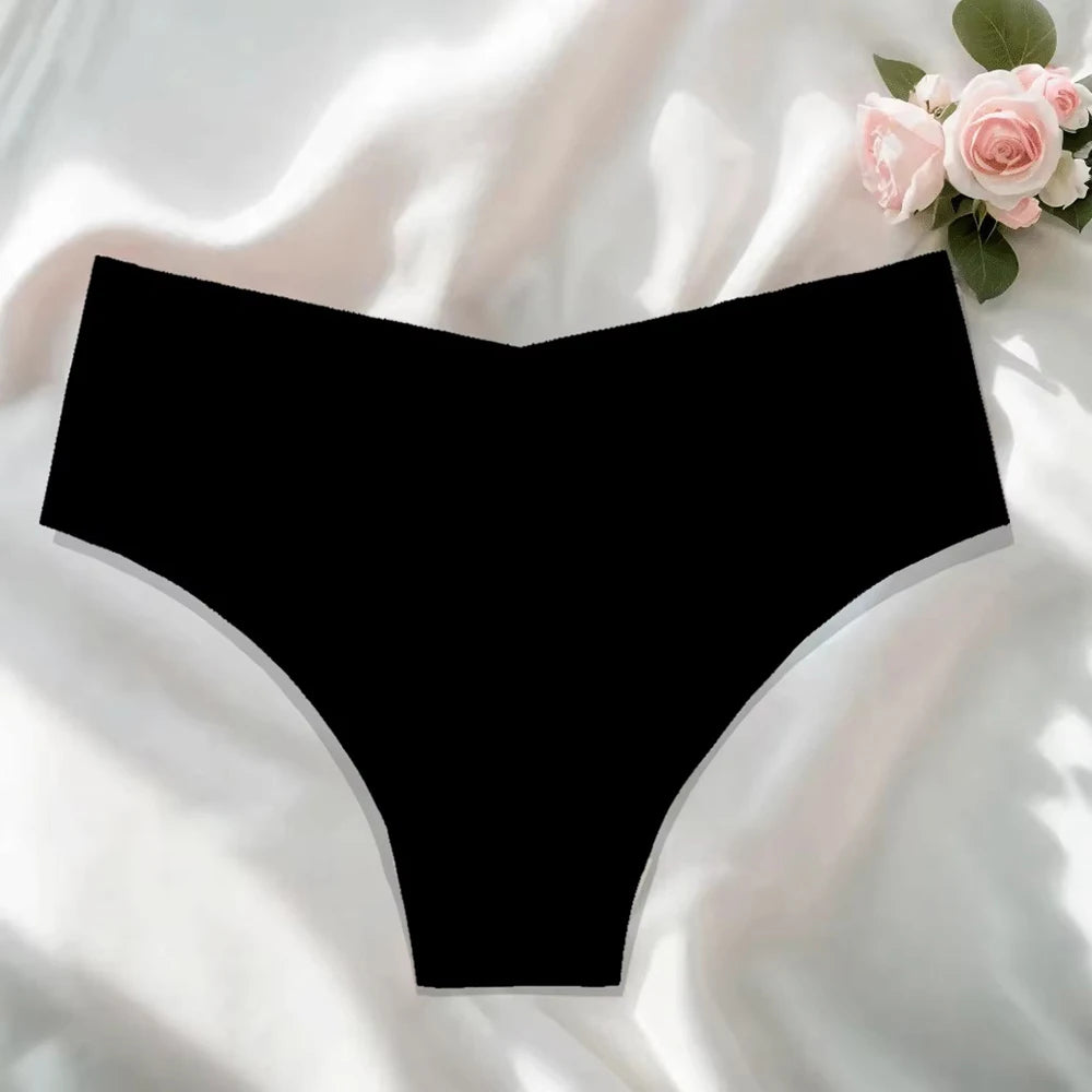 3-Pack Women's Seamless Low-Rise Thongs – No-Show Panties Women's Thong Panties Babs