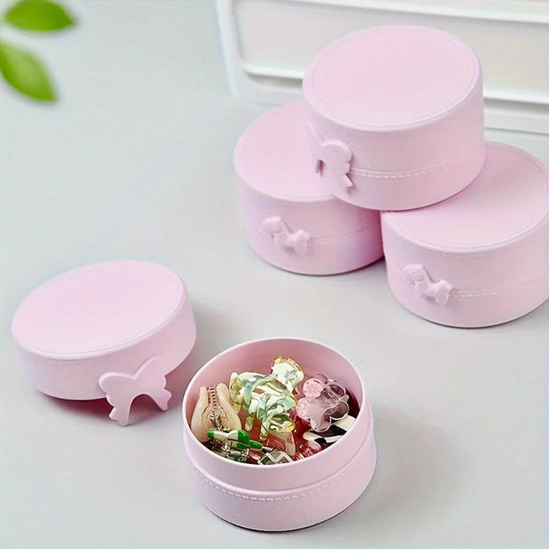 Bowknot Jewelry Organizer Box with Lid – Desktop Storage Jewelry Organizer Box Babs