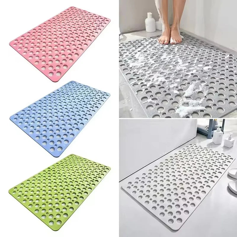 Diatomite Bath Mat – Non-Slip, Drain Holes & Suction Cups Diatomite Bath Mat Babs