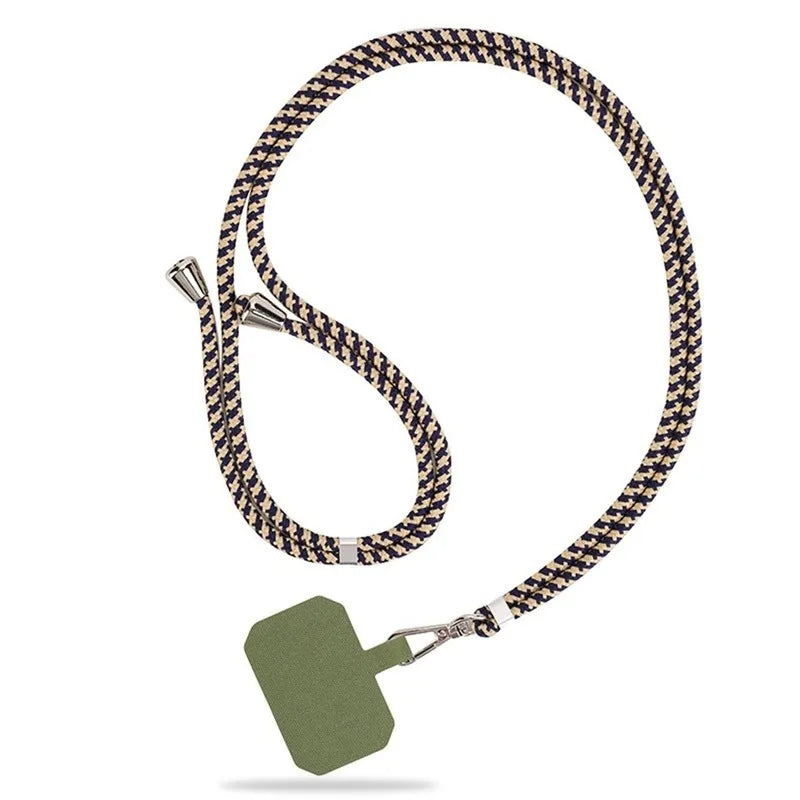 Universal Phone Neck Lanyard Strap with Metal Buckle – Adjustable Phone Neck Lanyard Babs Blueapricot