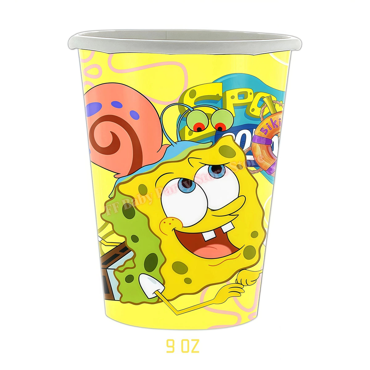 Cartoon Kids Birthday Party Decoration Set – Balloons, Backdrop & More Kids Party Decoration Set Babs 10pcs cup