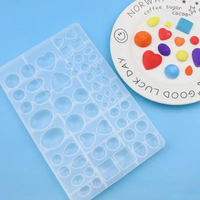 DIY Crystal Mirror Silicone Mold for Earring & Pendant Making Jewelry Craft Mold Babs