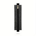 Zipped Leather Pencil Pouch | Fountain Pen Protector Case Pencil Pouch Babs black