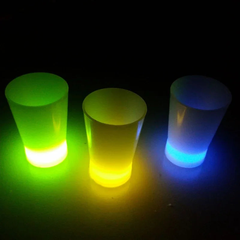 20pc Neon Glow Stick Party Cups – Multi-Color Kids Birthday Glow Party Cups Babs