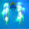 LED Light-Up Noodle Headband – Flashing Rave Party Hair Piece LED Party Headband Babs Default Title