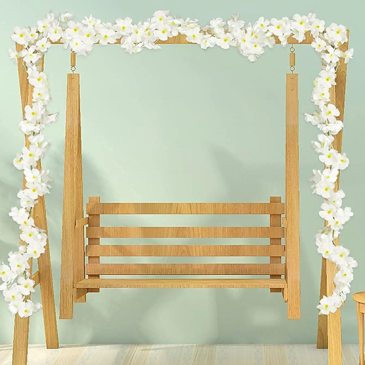 180CM Artificial Silk Sakura Rose Flower Vine – Wedding Decor Artificial Flower Vine Babs
