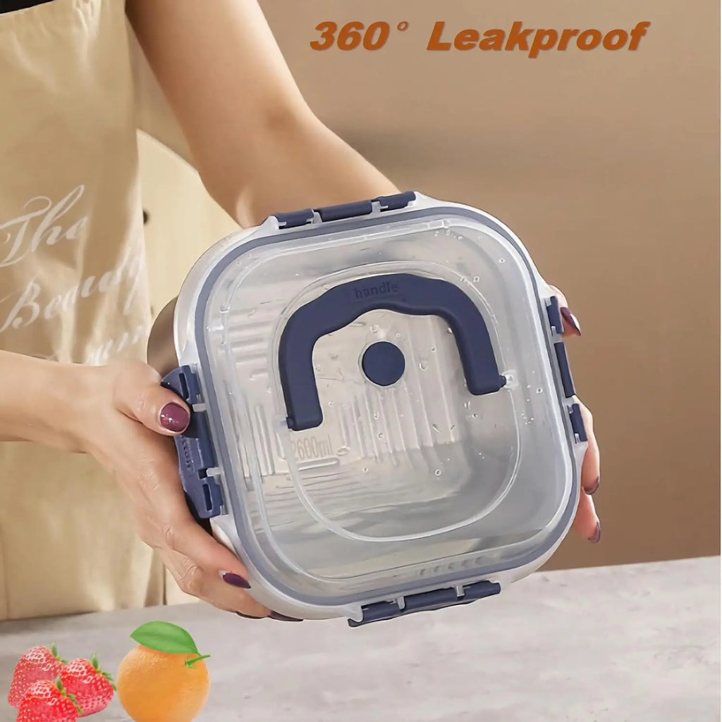 Leakproof Stainless Steel Bento Box – Airtight Lunch Container Stainless Steel Bento Box Babs