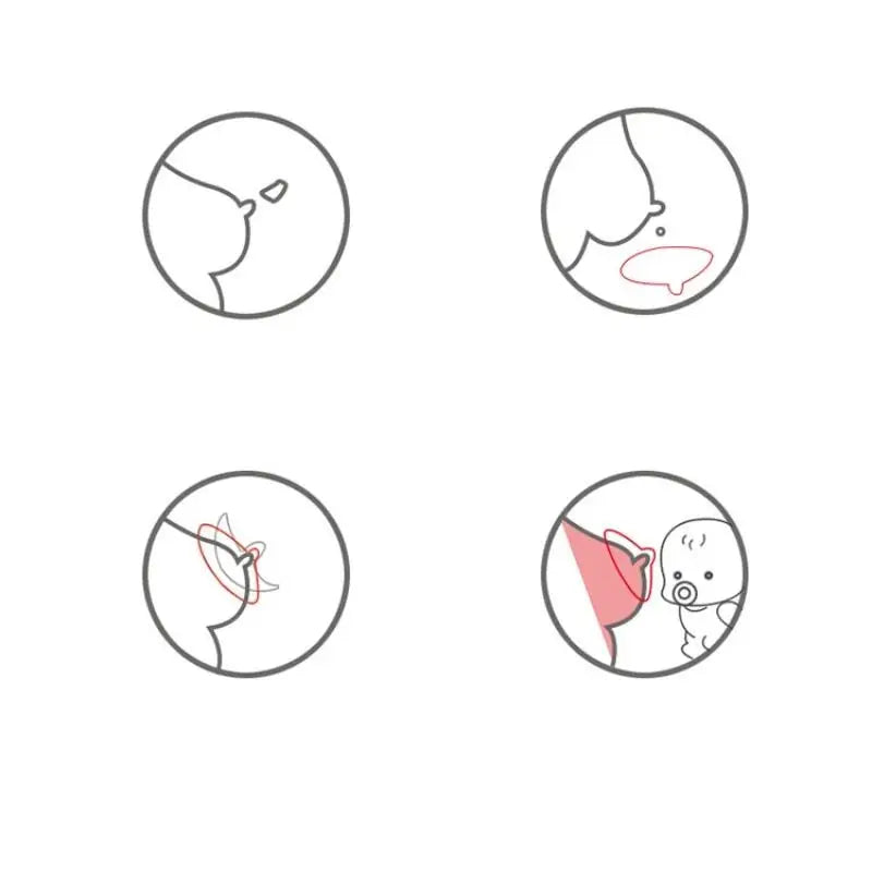 2-Pack Nipple Protectors for Breastfeeding – PP Shield Covers Nipple Shield Covers Babs