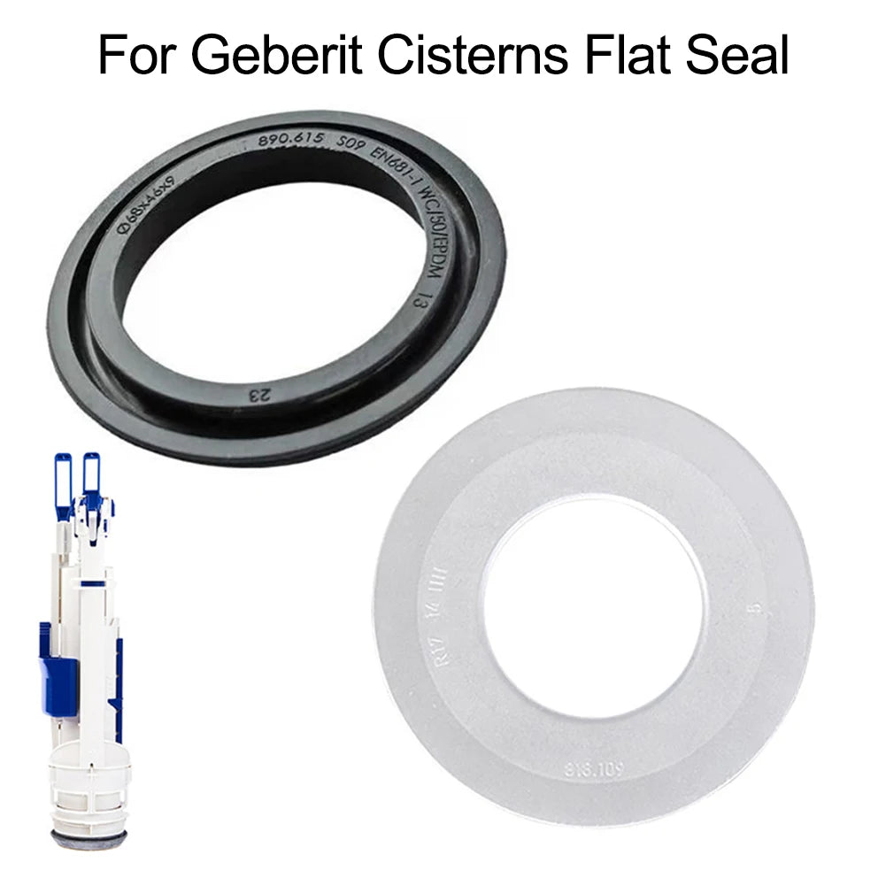 Geberit Cistern Seal Set – Rubber O-Ring & Silicone Gasket Cistern Replacement Gasket Babs