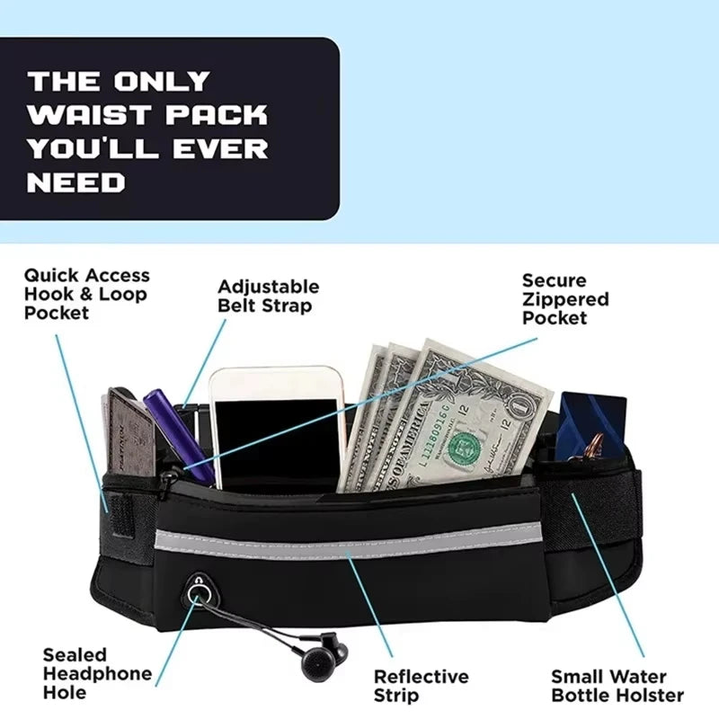 HOMEFISH Hands-Free Dog Leash – Reflective & Elastic Waist Bag Hands-Free Dog Leash Babs