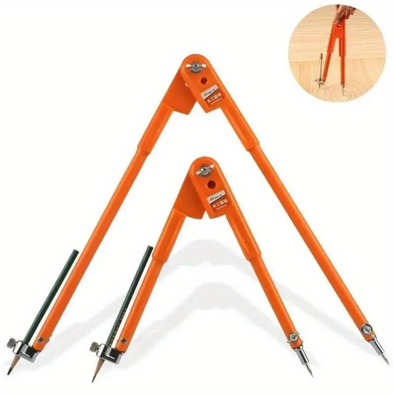 Carpenter Pencil Compass & Adjustable Dividers – Woodworking Woodworking Marking Tool Babs Max Diameter 75cm