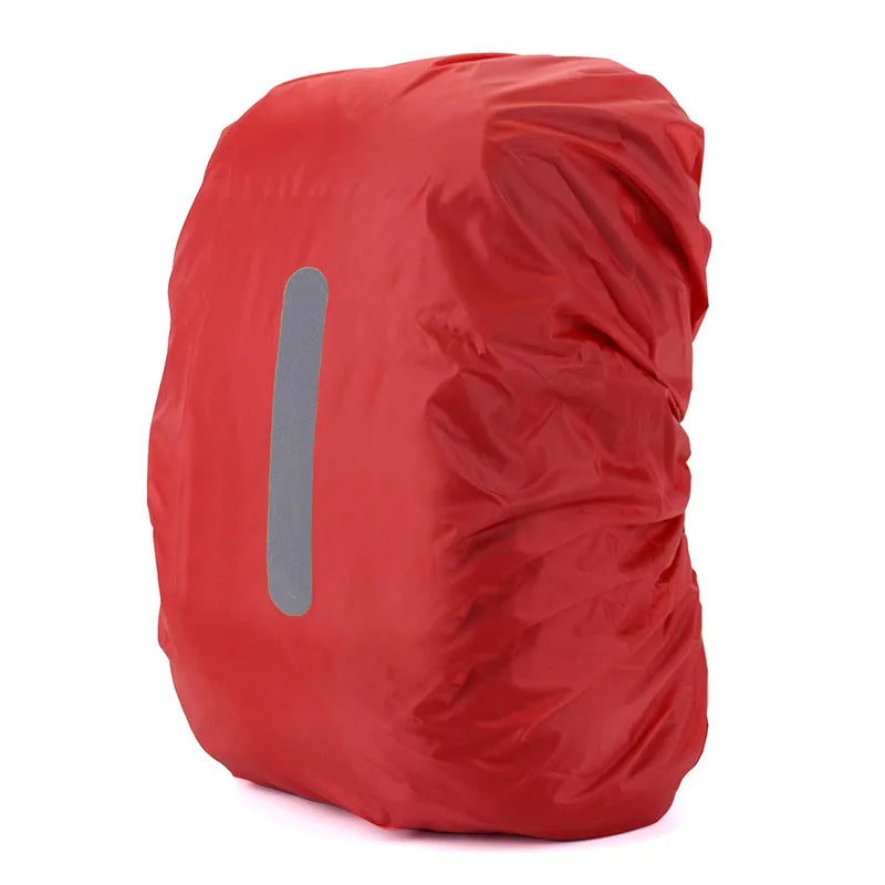 Waterproof Nylon Backpack Rain Cover – Lightweight & Durable Backpack Rain Cover Babs 3-Red S(22-29L)
