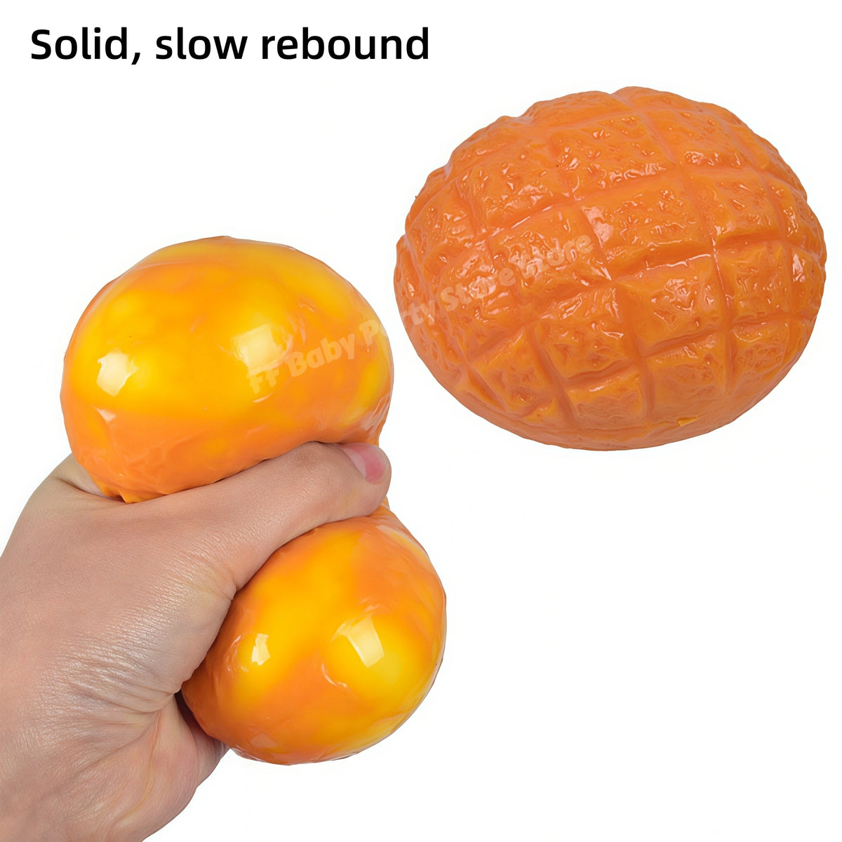 Pineapple Bun Squishy Squeeze Ball ASMR Sensory Fidget Toy Squishy Fidget Toy Babs Solid 5pcs
