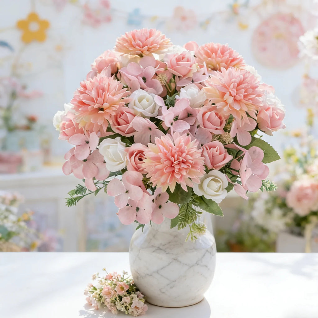 Artificial Silk Rose Flower – Wedding, Home & Garden Décor Artificial Silk Flower Babs
