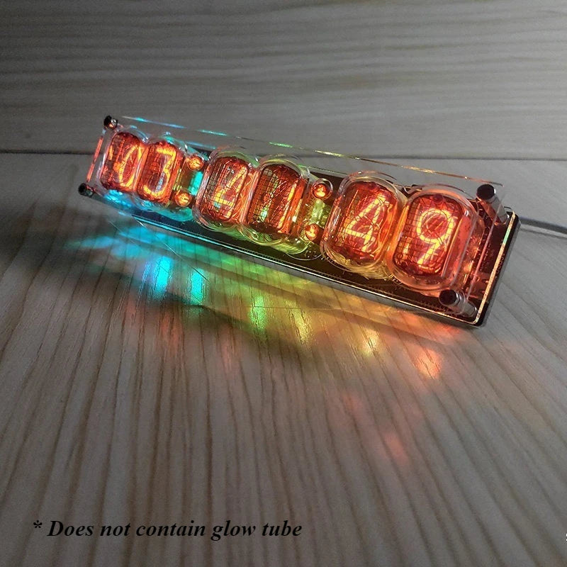 IN-12 Nixie Tube Clock Base – DIY Glow Tube Desk Clock Housing Nixie Clock Base Babs