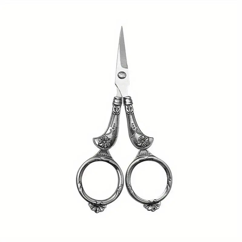 5-Piece Vintage Sewing Set – Scissors, Awl, Thimble & Case Sewing Tool Set Babs