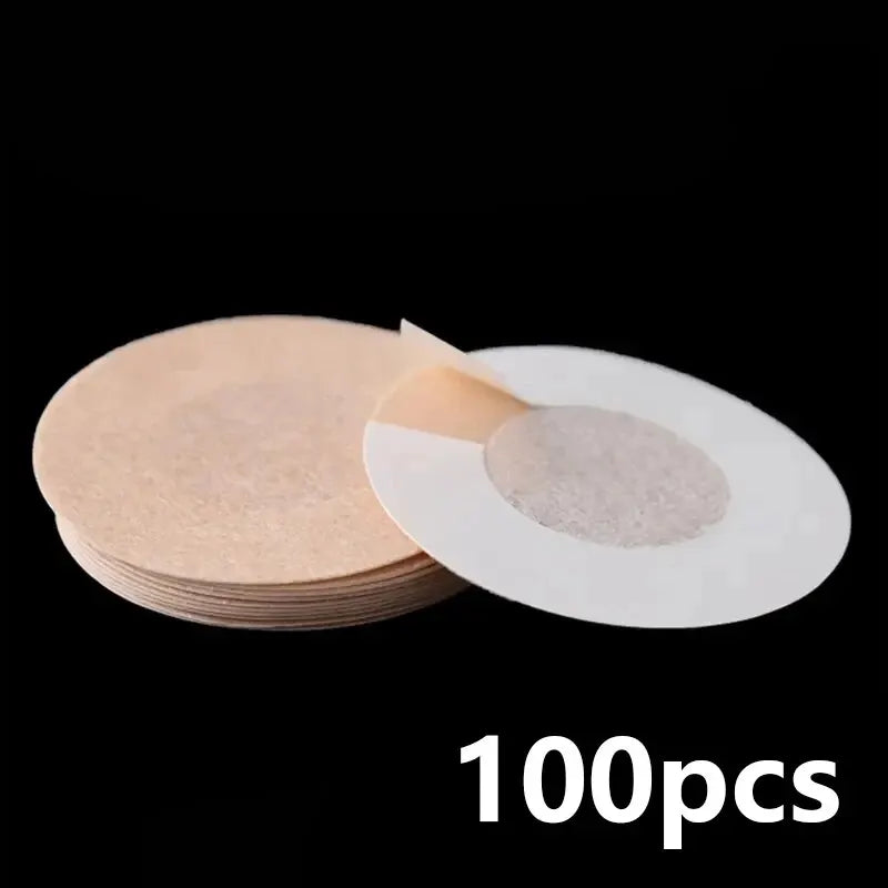100pc Disposable Nipple Covers – Invisible Breast Petals Nipple Covers Babs Circular 100 pcs