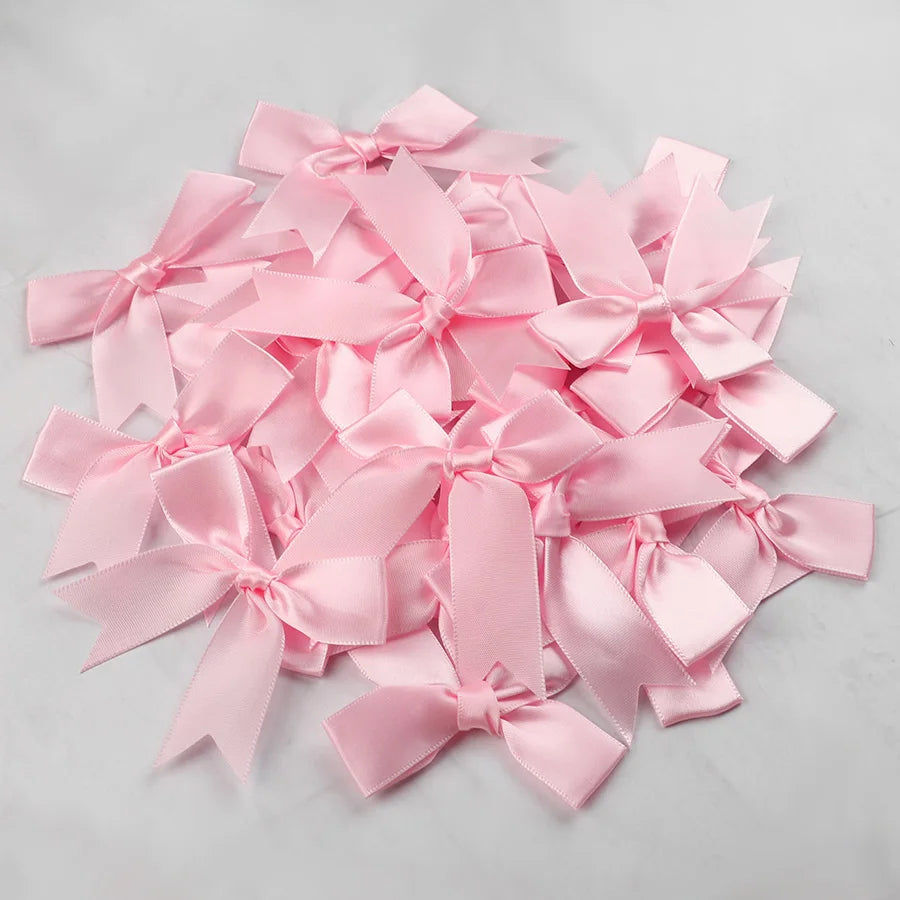 50Pcs Satin Ribbon Bows – Gift Wrapping & Party Decoration Decorative Ribbon Bows Babs