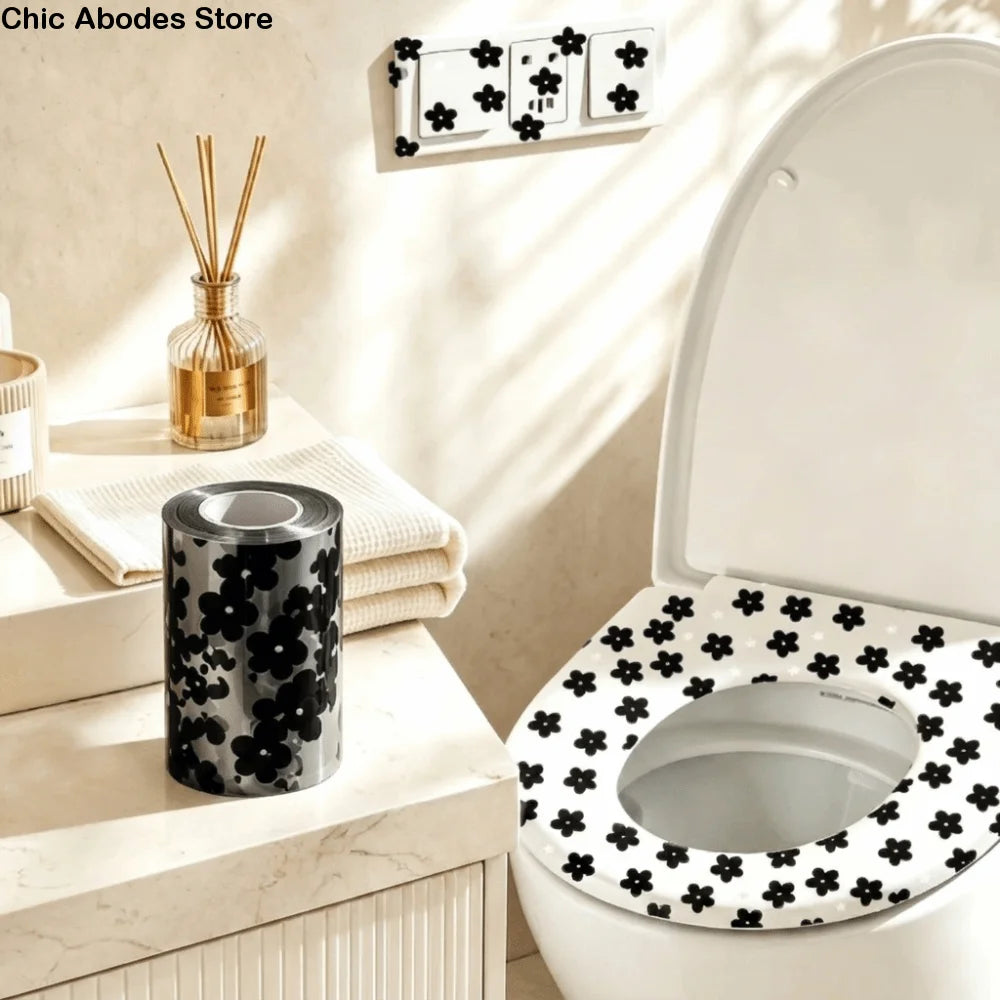 Disposable Adhesive Toilet Seat Covers – Waterproof, 133 Pcs Disposable Seat Covers Babs