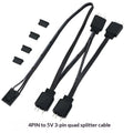 5V 3-Pin VDG to ARGB Splitter Adapter Cable – Gigabyte Sync ARGB Adapter Cable Babs A3