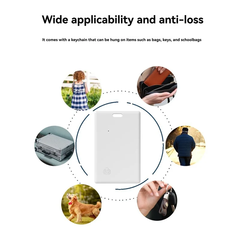 Ultra-Thin Bluetooth Wallet Tracker Card – Works with Find My Bluetooth Tracker Card Babs