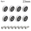8-Pack Shower Door Roller Replacement Wheels – 19/23/25mm Shower Door Rollers Babs 23mm