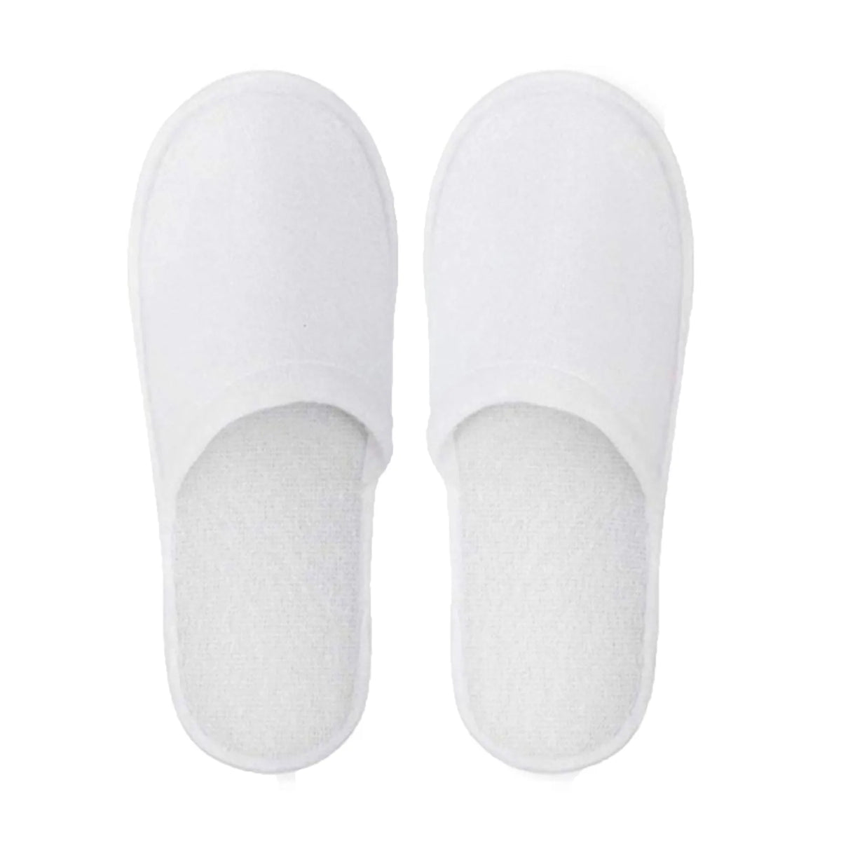 Disposable Plush Spa Slippers – Closed-Toe, 5/10/20 Pairs Disposable Slippers Babs