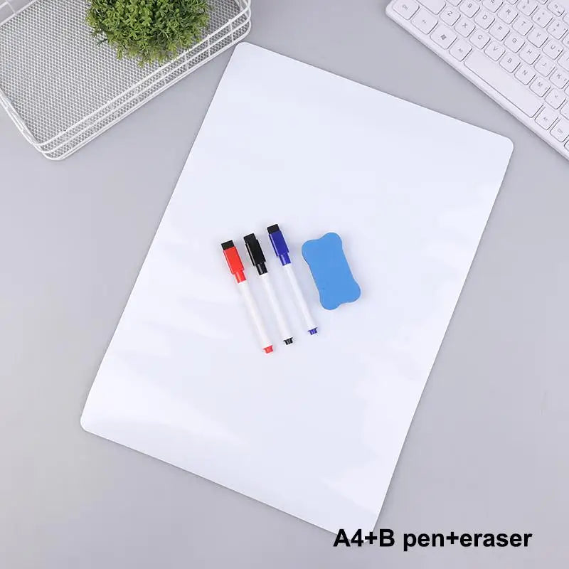 A3/A4 Flexible Magnetic Whiteboard Fridge Dry Erase Board Magnetic Whiteboard Babs A6
