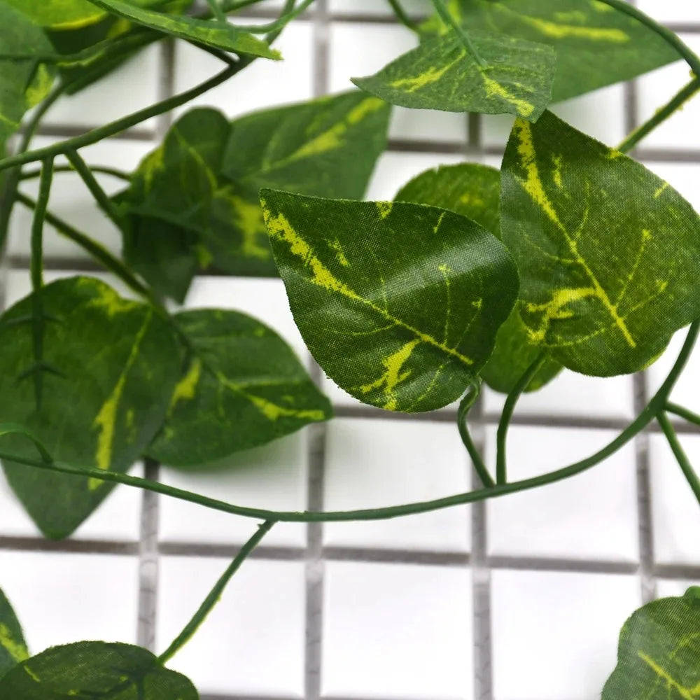 Green Ivy 210cm LED Artificial Hanging Plant Wall Decor Artificial Hanging Plant Babs Style 7-LED